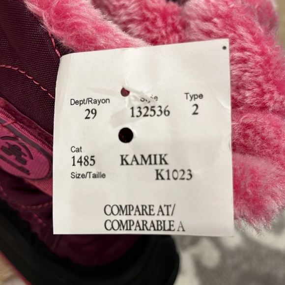 KAMIK Waterproof Pink Toddler Boots - size: 5 - Picture 9 of 9